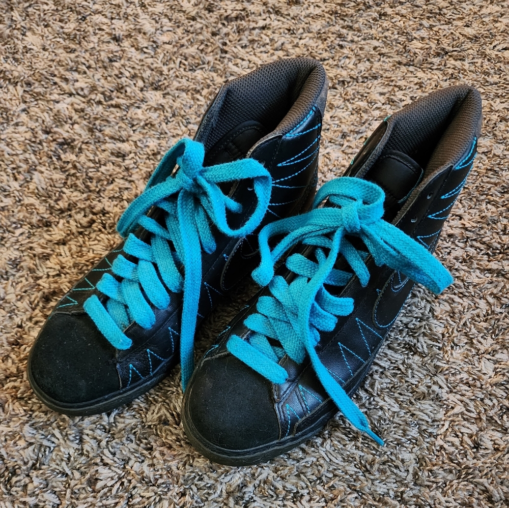 Nike Blazer Mid "Ice Breaker" Black/Blue Shoes 7.5 M/ 9 W